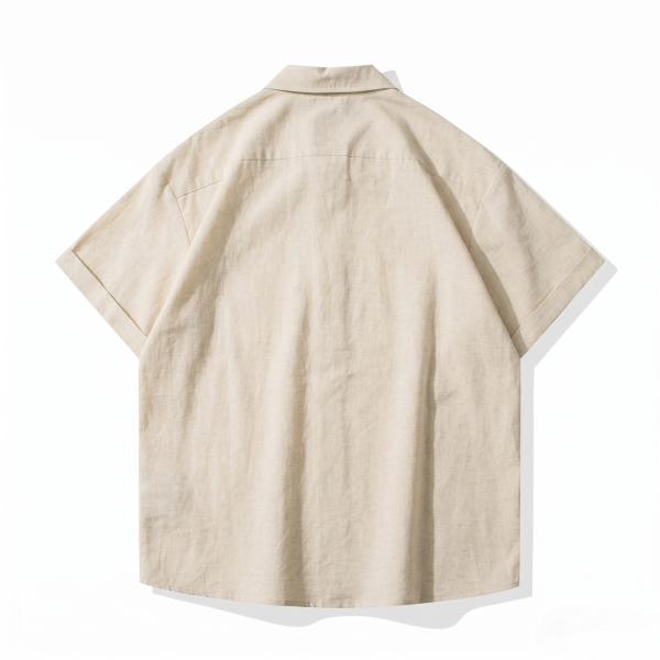 【預購】夏季亞麻質感純色短袖襯衫 短袖襯衫
經典顏色
春夏襯衫
假兩件式