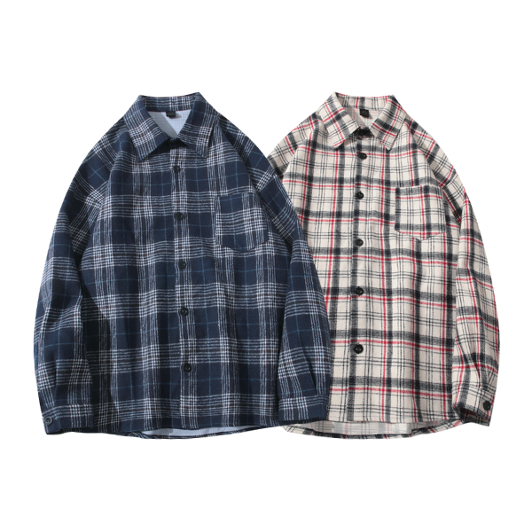 【預購】秋冬復古休閒毛呢長袖襯衫 長袖襯衫
經典顏色
四季襯衫
秋冬襯衫
高質感