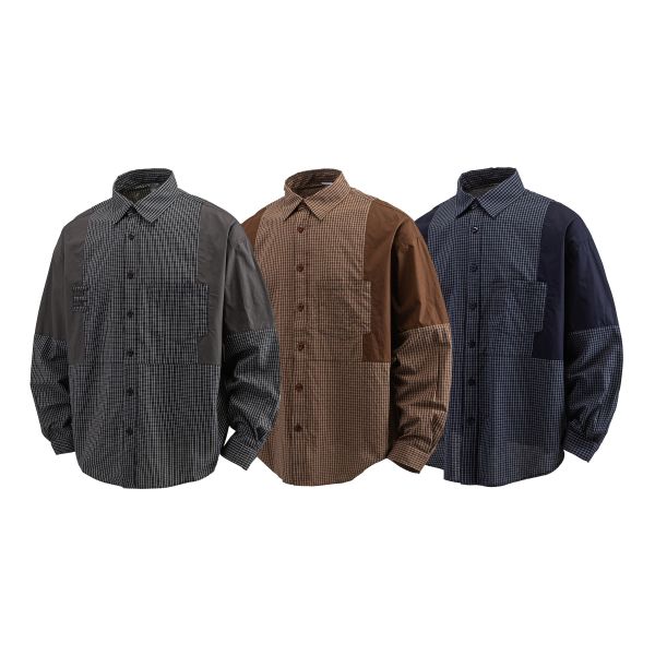 【預購】撞色剪接寬版長袖襯衫 長袖襯衫
經典顏色
四季襯衫
春夏襯衫
日系襯衫