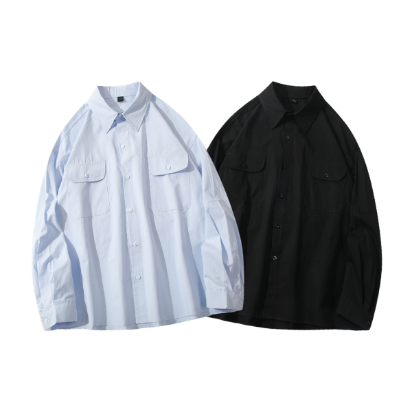 美式寬鬆純色工裝長袖襯衫 長袖襯衫
經典顏色
四季襯衫
春夏襯衫