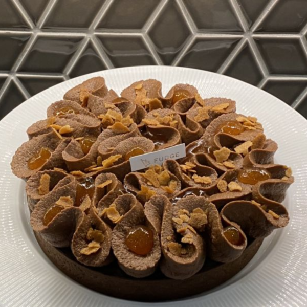 血橙榛果巧克力塔(單人/6吋) 