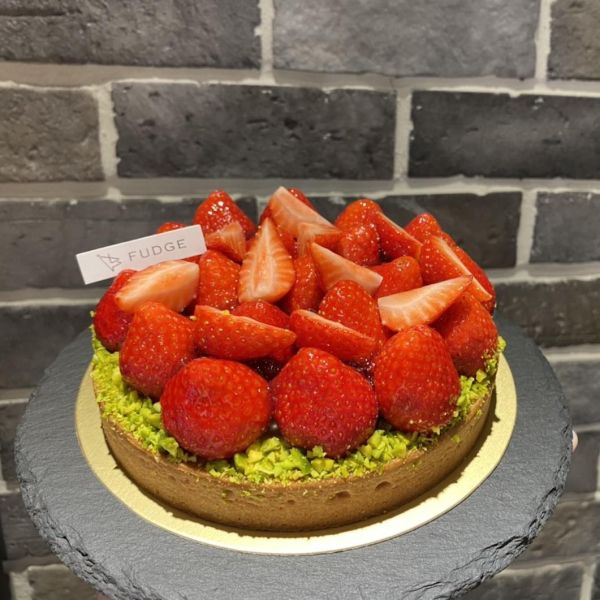 6吋覆盆子草莓塔 