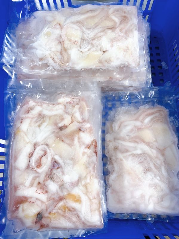 切塊軟絲、花枝 