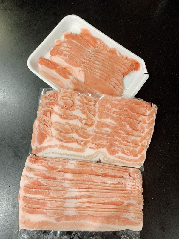 豬五花火鍋肉片 