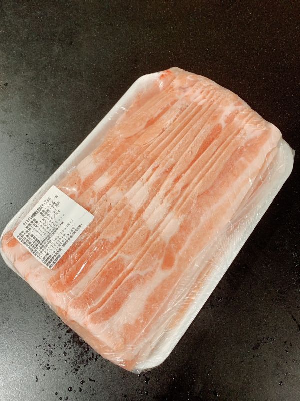豬五花火鍋肉片 