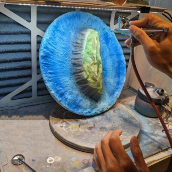 2025年12月13日 山脈海島微景雕塑|噴筆X環氧樹脂工作坊