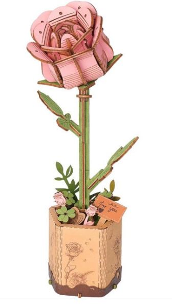 【情人節】花組裝模型(顏色款式隨機) 