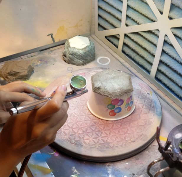 2025年7月4日 水泥捏捏微景創作｜噴筆 X 水泥盆器工作坊 