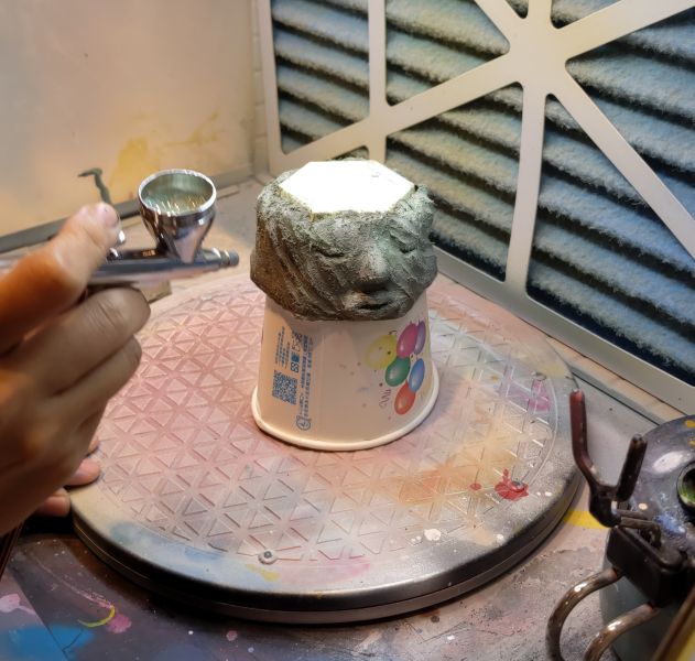 2025年7月4日 水泥捏捏微景創作｜噴筆 X 水泥盆器工作坊 