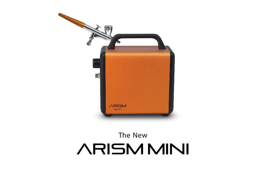 ARISM Mini Kit 組合 空氣壓縮機,壓縮機,初學者 空壓機,初階 壓縮機,無油式空壓機,迷你 空壓機,CP值高 空壓機,推薦 空壓機噴筆 組合,超值空壓機組合, Iwata, Wave, Gunze, Harder, 漢莎, 仙盈, Sparmax,漢弓, 模型, 公仔, 玩具,ARISM MINI