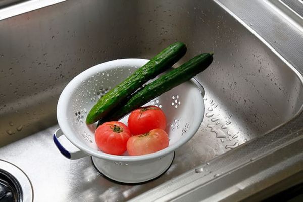 野田琺瑯多用途瀝水籃23cm(白S) 