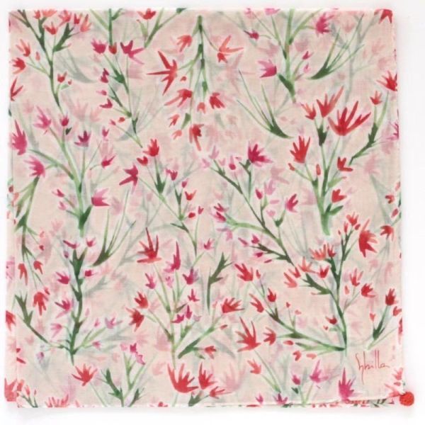 Sybilla 印花純棉手帕 