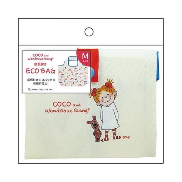 GreetingLife COCO附底板折疊購物袋M 
