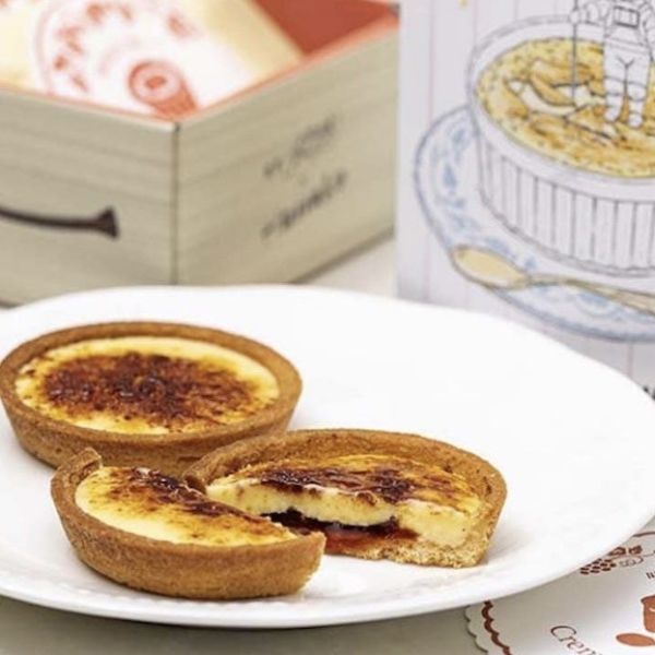 **預購**戀上喫茶店 鮮奶油烤布蕾塔4入 