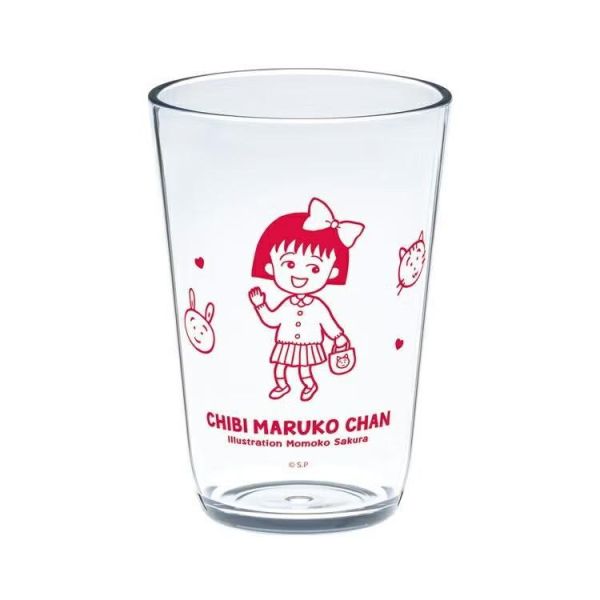 小森樹脂 櫻桃小丸子人物透明水杯 