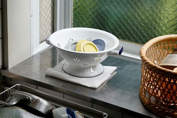 野田琺瑯多用途瀝水籃23cm(白S) 