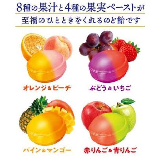 asahi 至福的果實四種水果雙拼潤喉糖 