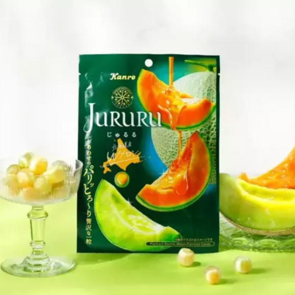 Kanro Jururu 哈密瓜果汁軟糖 