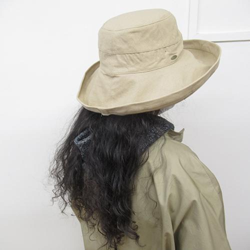 Scala UPF50+女用防曬漁夫帽(卡其) 