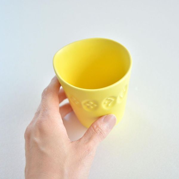 mina perhonen皆川明choucho陶瓷茶杯(黃) 