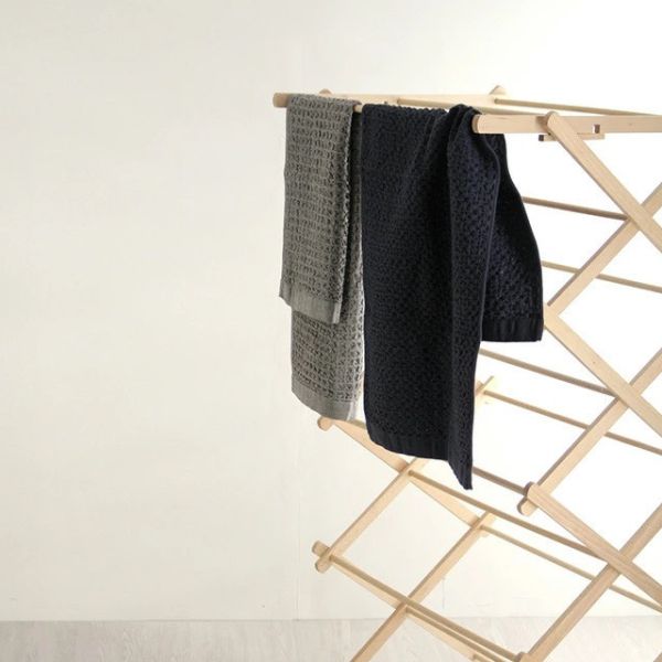 kontex 鬆餅格亞麻棉毛巾 