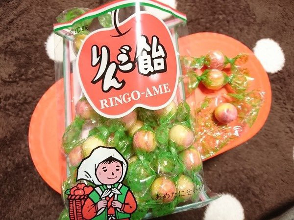 飴屋六兵衛本舖 蘋果造型硬糖 
