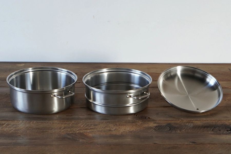 相澤工房 200V三層鋼雙層雙耳鍋 