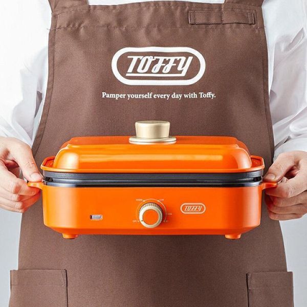 MoMA Toffy 多功能電烤盤(橘) 