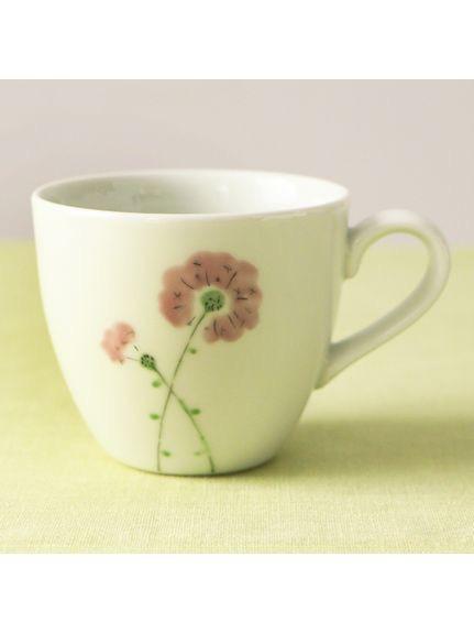 Madu 手繪風花卉陶瓷馬克杯 
