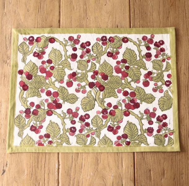 madu 花卉純棉餐墊 