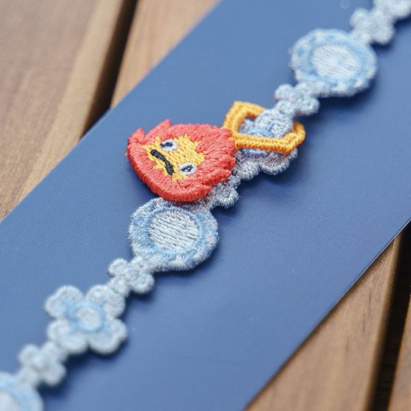 ensky 宮崎駿系列 多功能花朵刺繡手環 