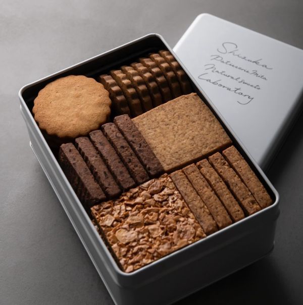 **預購** shizuka自然菓子研究所綜合餅乾鐵盒750g 