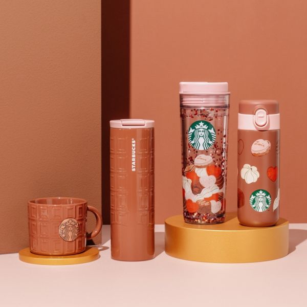 Starbucks星巴克 2024情人節限定 不鏽鋼保溫瓶 