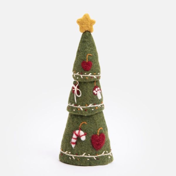 EnGry&Sif羊毛氈蘑菇愛心聖誕樹 