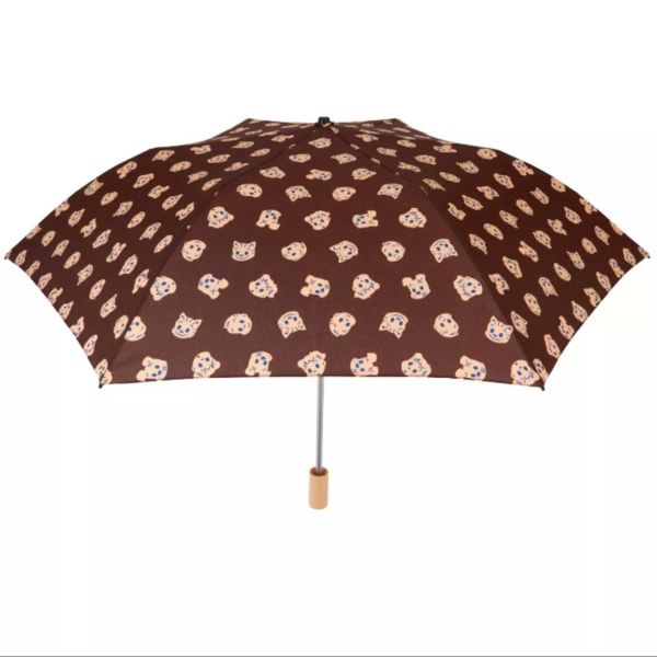 OSAMU 晴雨專用木柄細長摺傘 