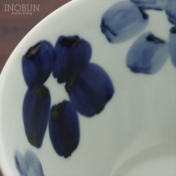 SENAN 波佐見燒藍花陶瓷圓碗 