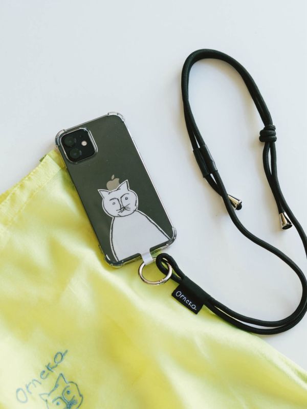 orneko 貓咪手機掛繩 