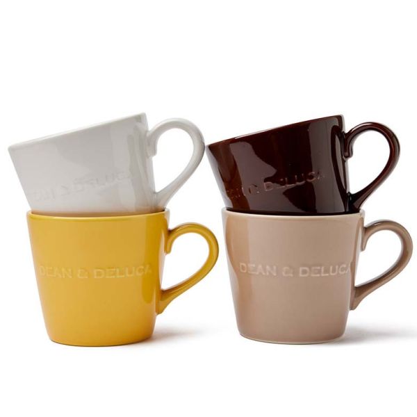 DEAN&DELUCA 浮雕廣口馬克杯 