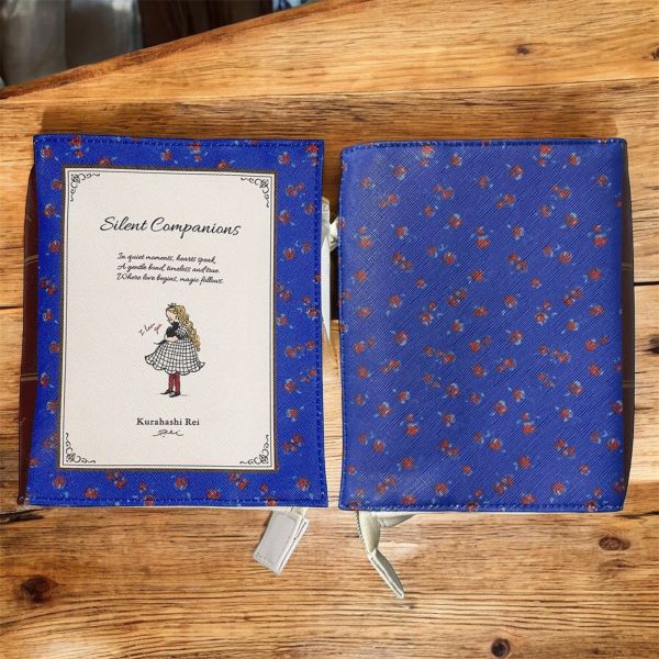 Kurahashi rei 書本造型皮革收納包 