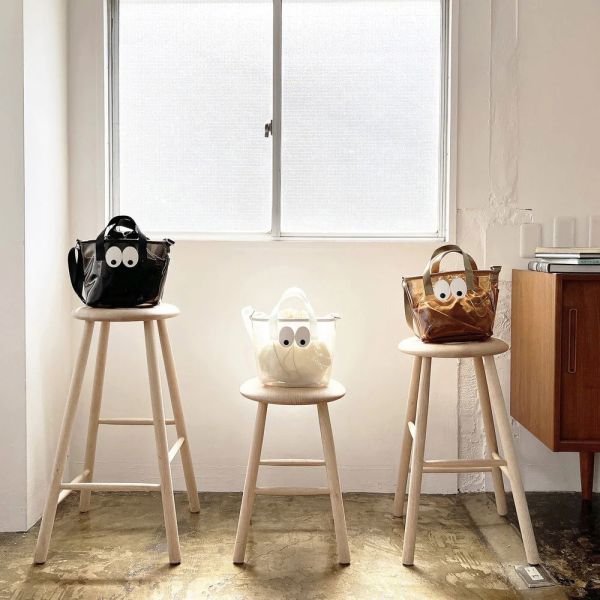 ROOTOTE 眼睛造型 透明兩用包 