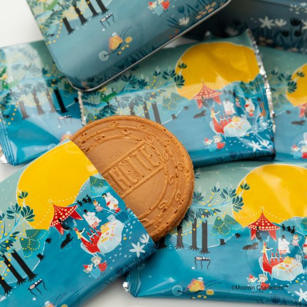 日之出屋 嚕嚕米插畫抹茶/草莓巧克力法蘭酥