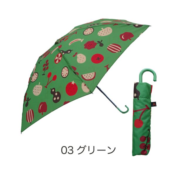 Atsuko Matano 復古水果印花手把折疊傘 