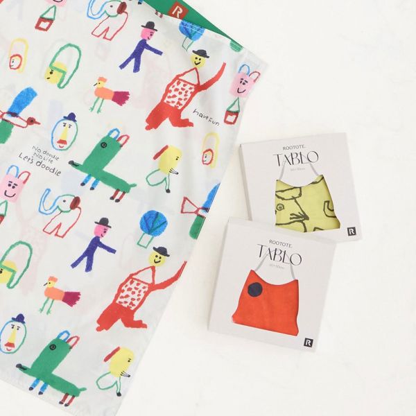 ROOTOTE  tablo 繪畫風環保袋 