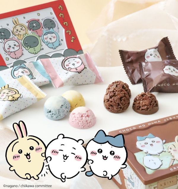 若尾製菓 chiikawa脆餅浮雕鐵盒