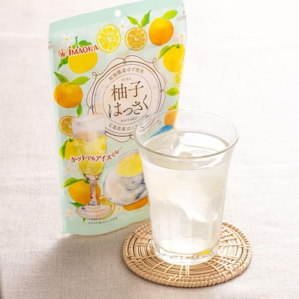今岡製菓 柚子沖泡粉9入 