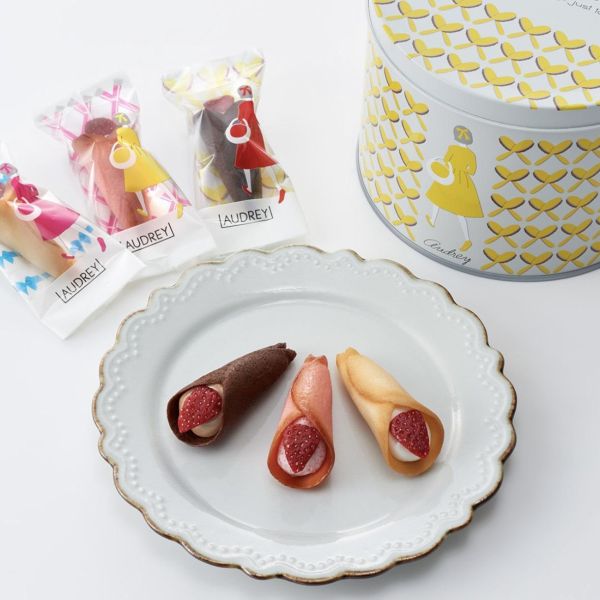 **預購**Audrey 期間限定 花束餅乾圓筒 