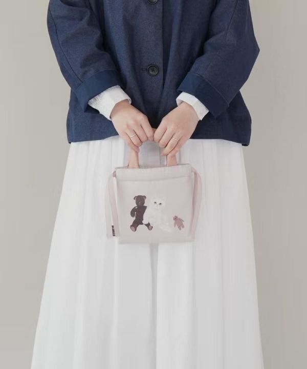 Paper Mint 袖山香穗子貓咪束口手提袋 