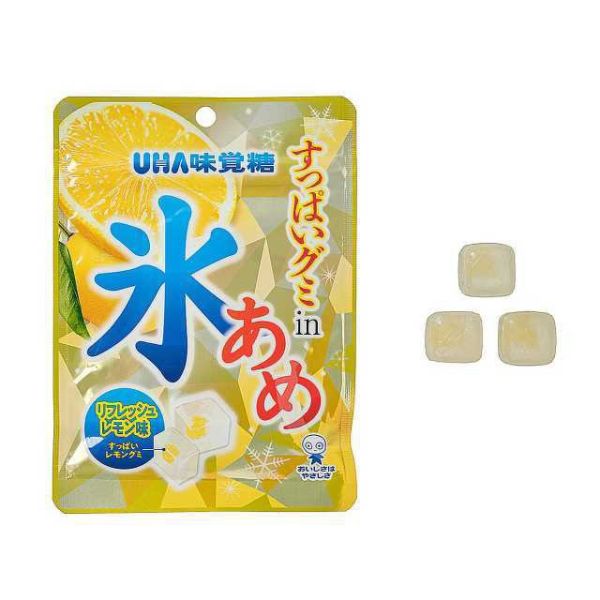 **預購** UHA 清新檸檬風味結晶冰軟糖 