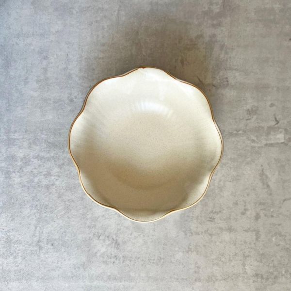 kanesan 復古霧面陶瓷高腳盤S(白) 