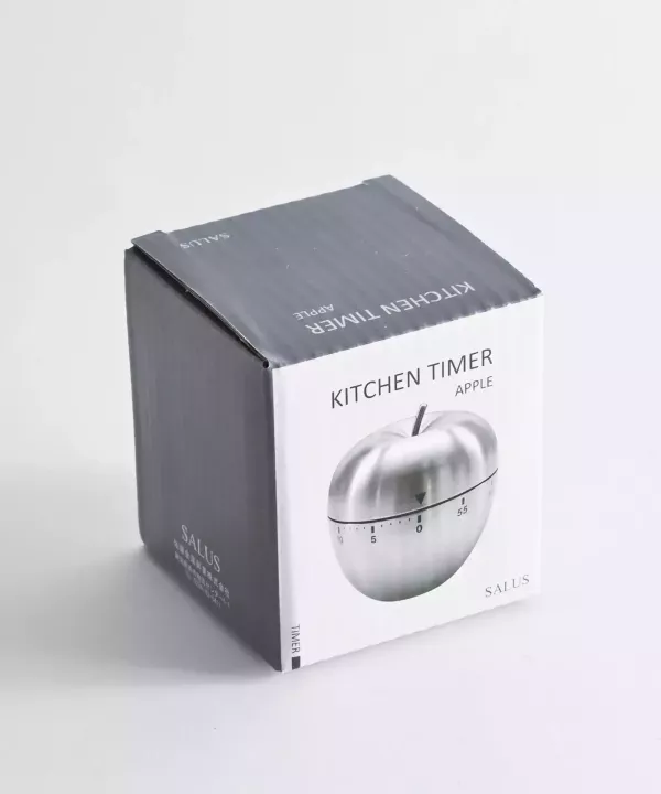 蘋果造型不鏽鋼廚房計時器(60分) 